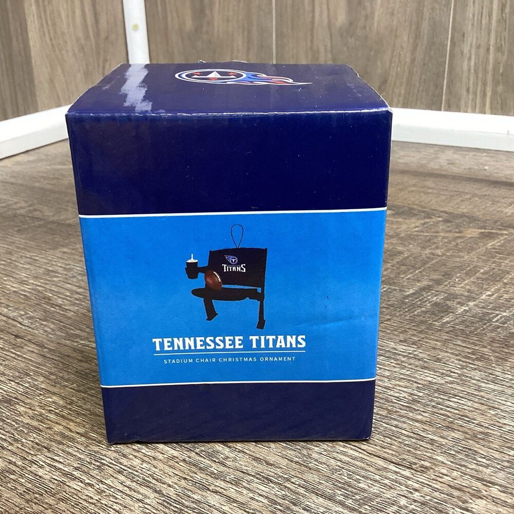 NFL Tennessee Titans Football Stadium Club Chair Christmas Tree Ornament